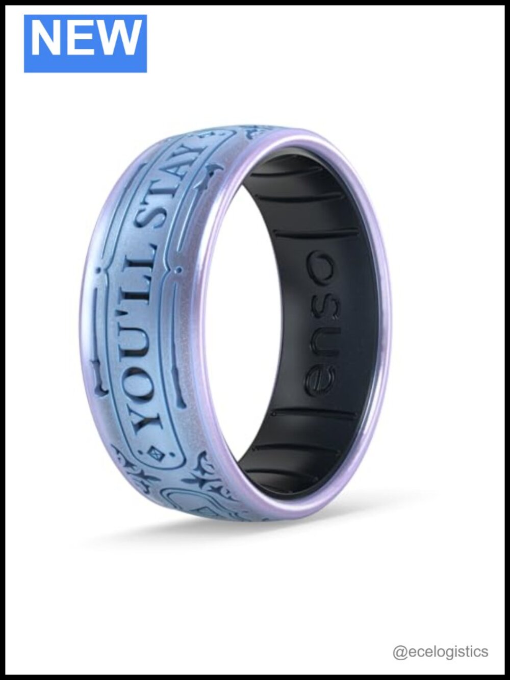 Silicone Ring Comfortable Contour Fit Finger-Safe Band for Gym Workout